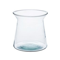 Glass vase W-455 H:20cm D:14cm