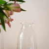 Glass bottle vase W-245B H:30cm D:9,5cm