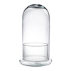 Glass cover W-315p+W-308G H:25cm D:13cm, No Hole