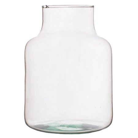 Glass jar vase W-395K2 H:20cm D:14,5cm