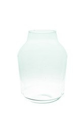 Glass jar vase W-475 H:37cm D:26cm