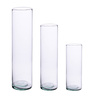 Glass cylinder vase H:30cm D:8,6cm