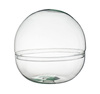 Two piece terrarium glass sphere W-610A+W-611A H:12cm D:12cm