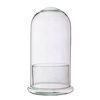 Glass dome  W-315D4 + W-308H H:32cm D:17,8cm