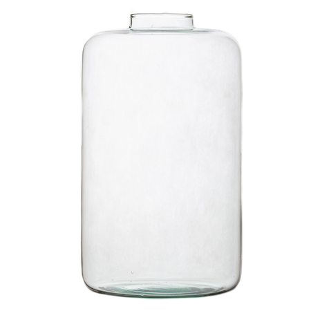 Glass jar vase W-606C2 H:25cm D:15cm