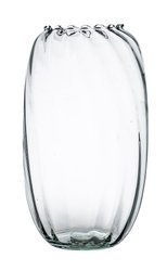 Glass vase W-599 optic H: 26cm D: 15cm