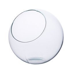 Glass ball vase D-23A H:24cm D:23cm