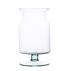 Glass jar vase W-332W1 H:23cm D:14cm