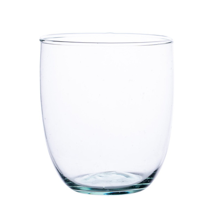 Glass flower pot W-507 H:16cm D:14,5cm SALE