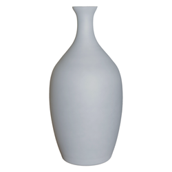 Tall bottle vase grey W-259 H:45cm D:23cm