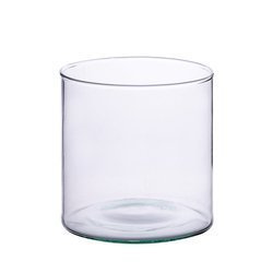 Glass cylinder vase H:10cm D:8,6cm