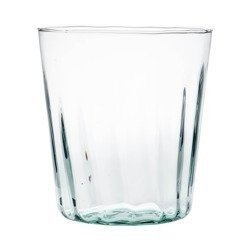 Glass flowerpot DS-1A optic H:15cm D:14 cm