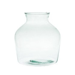 Glass vase W-492A H:25cm D:24cm