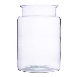 Glass jar vase W-332S3 H:35cm D:17cm