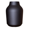 Black mat jar vase W-474 H:32,5cm D:23cm