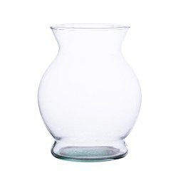 Glass vase W-386 H:20cm D:16cm