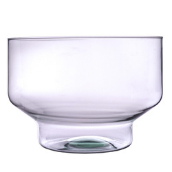 Glass flowerpot W-656 H:20cm D:29cm