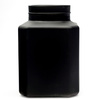 Glass jar vase H:20cm D:13,5cm WM-8P001 black