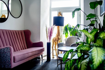 Glass jar vase Cylinder black matt H:50cm D:12,5cm