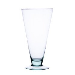 Stemmed glass vase W-145 H:25cm D:14cm