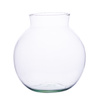 Glass ball vase W-487A H:20cm D:19cm