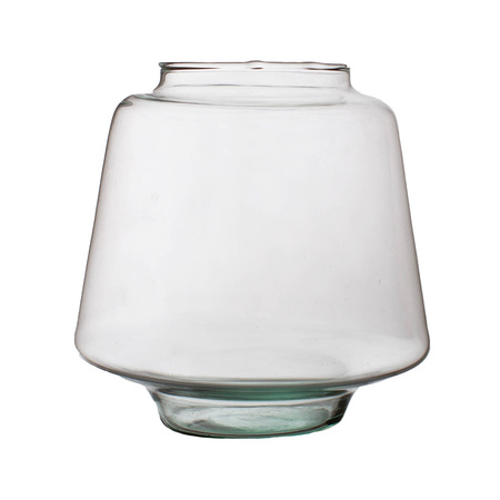 Glass vase candle holder W-757 H:13cm D:13cm SALE