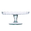 Glass cake stand P-7 optic H:7cm D:19cm