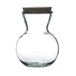 Glass jar vase H:20cm D:14,5cm WM-K015