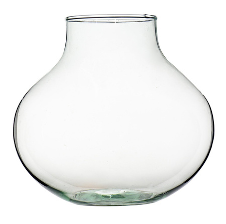 Glass vase W-591 H:24cm D:26cm