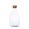 Glass bottle vase +cork W-545B H:30,5cm D:18cm 