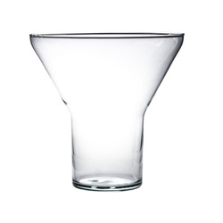Glass vase W-233B H:16cm D:17cm SALE