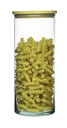 Cylinder glass vase H: 23cm D: 10cm + plug