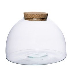 Glass terrarium WL-82 + cork H:20cm D:31cm
