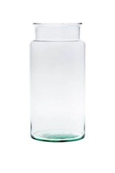 Glass jar vase W-350 H:30cm D:14,5cm