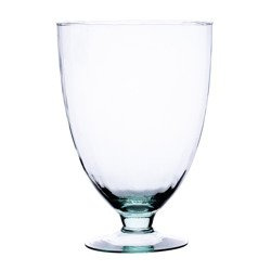 Stemmed glass vase WD-5A optic H:24cm D:16,5cm