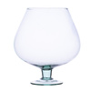 Glass cognac vase KK-2 H:24,5cm D:22cm