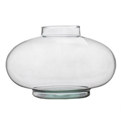 Glass vase W-751 H:14,5 cm D:23 cm SALE