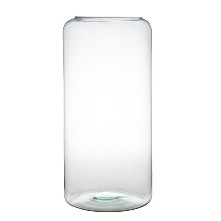 Glass jar vase W-605B H:40cm D:19cm  OUTLET