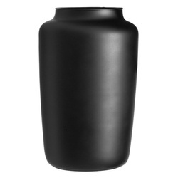 Black mat jar vase W-759B black mat H:32 cm D:20 cm