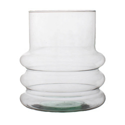 Glass vase W-715 H:20 cm D:18 cm