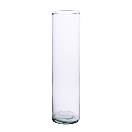 Glass cylinder vase H:40cm D:10cm