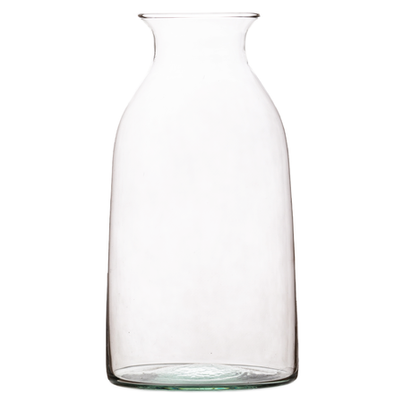 Glass bottle vase W-245 H:18cm D:9,5cm