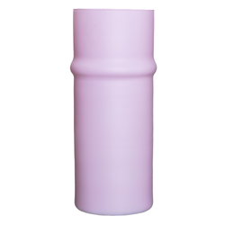 Decorative vase W-709 violet mat H:25cm D:11,5cm