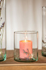 Glass cylinder vase H:14cm D:12cm SALE