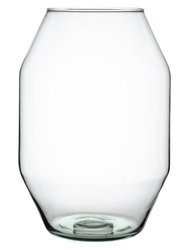 Glass vase W-587 H:26cm D:17cm SALE