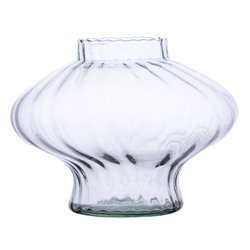 Glass vase grave candle K-015 optic H:20cm D:11cm