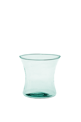 Glass vase W-438 H:12cm D:13,2cm