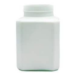 Glass jar vase H:20cm D:13,5cm WM-8P001 white