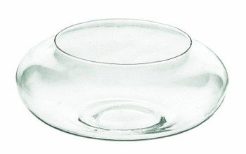 Round glass bowl M-6 H:10cm D:24cm