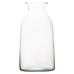 Glass bottle vase W-245 H:18cm D:9,5cm